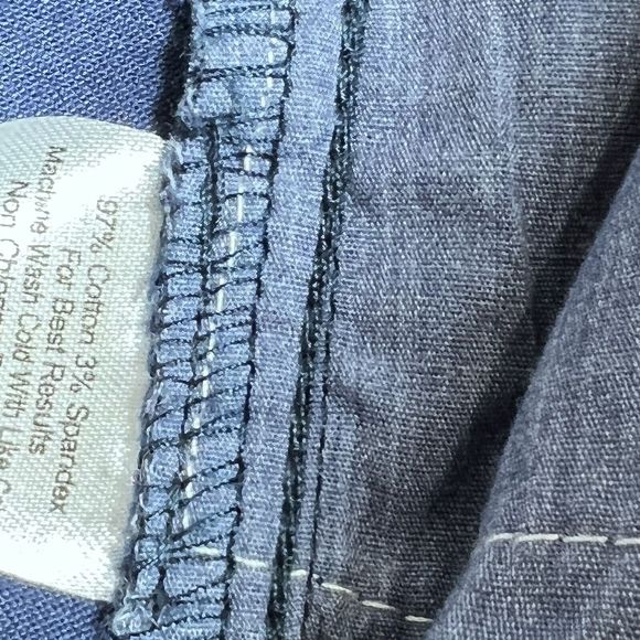 Peter Millar Pants Mens Size 40 Blue Golf Casual Work Inseam 25” Pockets 3505 - Picture 12 of 13